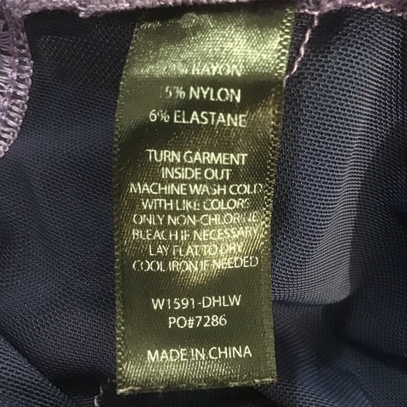 Betabrand Power Down Skinny Pants Purple Blue Houndstooth, Size XL Tall - Picture 9 of 12